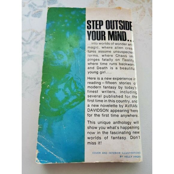 Terry Carr New Worlds of Fantasy Zelazny Ballard Disch Sci Fi Paperback Vintage - Picture 4 of 5